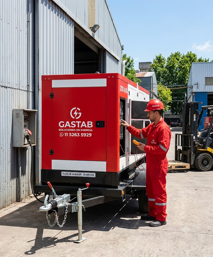 Alquiler y venta de grupos electrógenos con Gastab